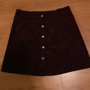Xhilaration dark red skirt